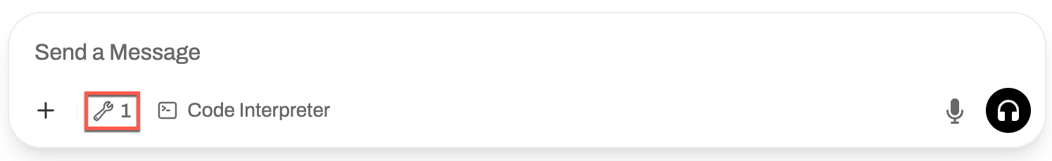 Доступные инструменты Open WebUI